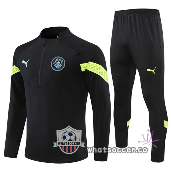 Manchester City Black Tracksuit 2022-2023