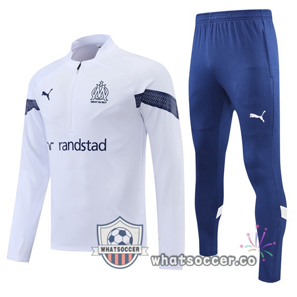 Olympique de Marseille White Tracksuit 2022-2023