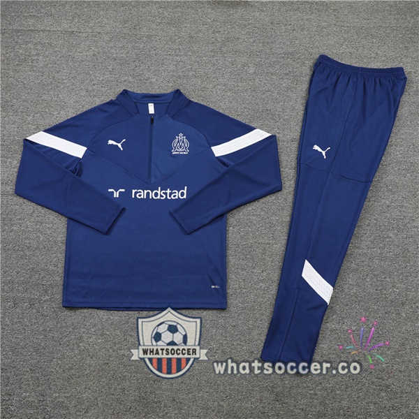 Olympique de Marseille Blue Royal Tracksuit 2022-2023