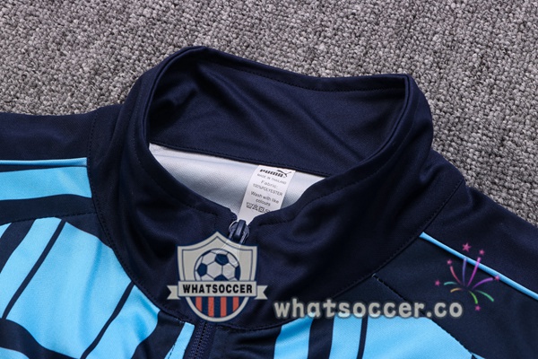 Olympique de Marseille White Blue Jacket 2022-2023