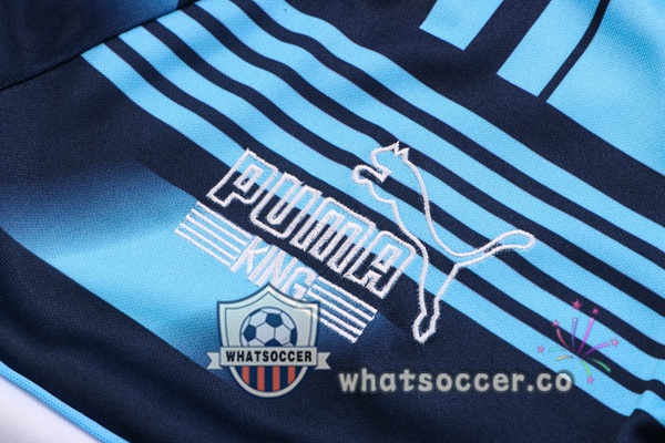 Olympique de Marseille White Blue Jacket 2022-2023