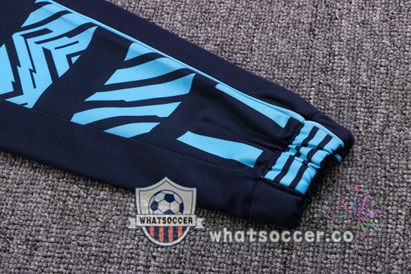 Olympique de Marseille White Blue Jacket 2022-2023