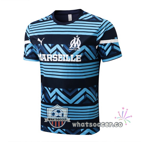 Olympique de Marseille Training T-Shirts Blue Royal 2022-2023