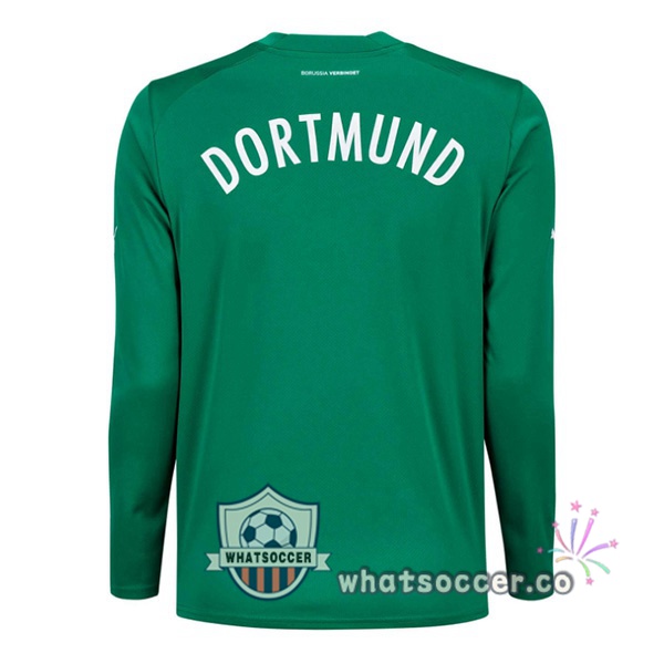 Dortmund BVB goalkeeper Soccer Jerseys Long Sleeve Green 2022-2023