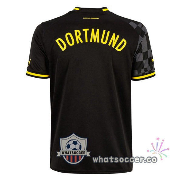 Dortmund BVB Away Soccer Jerseys Black 2022-2023