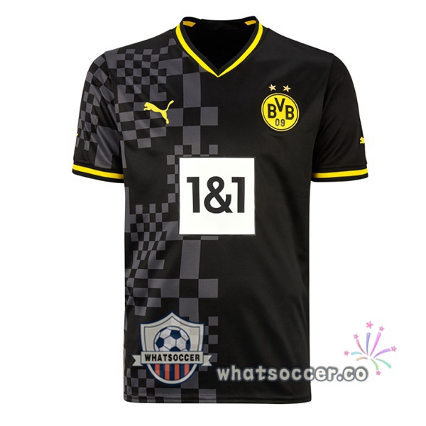 Dortmund BVB Away Soccer Jerseys Black 2022-2023