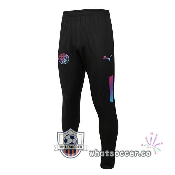 Manchester City Soccer Pants Black 2022-2023