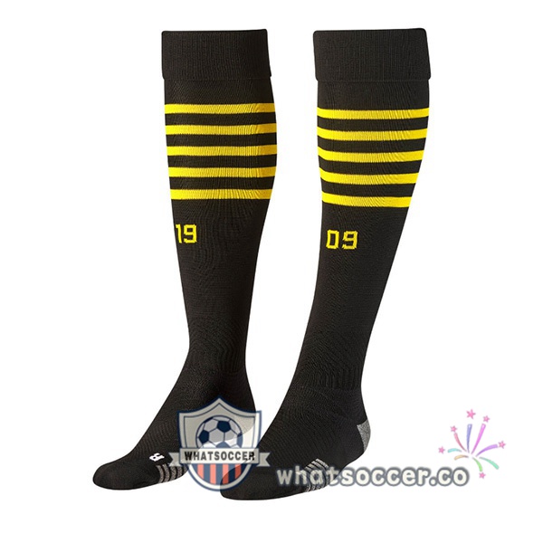 Dortmund BVB Away Soccer Socks Black 2022-2023