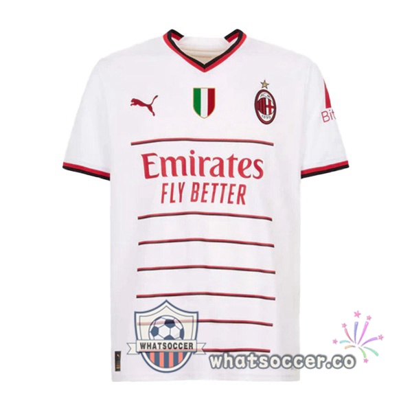 AC Milan Away Soccer Jerseys White 2022-2023