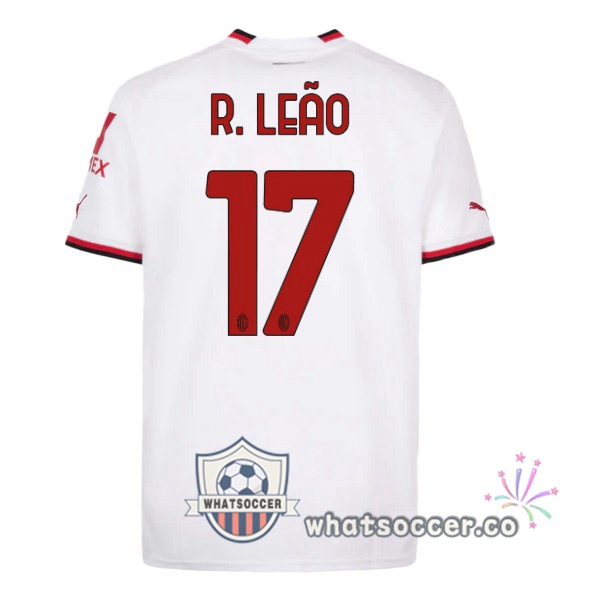 AC Milan (R. LEÃO 17) Away Soccer Jerseys White 2022-2023