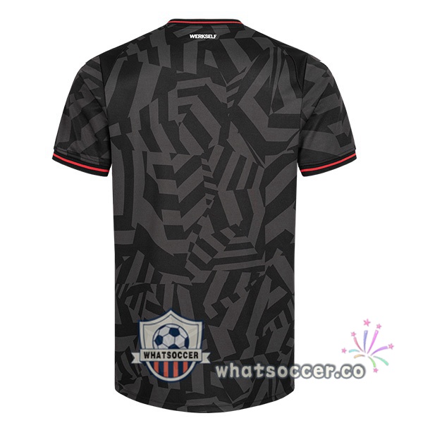Bayer 04 Leverkusen Away Soccer Jerseys Black 2022-2023
