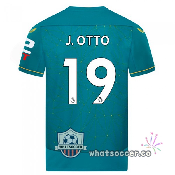Wolves (J. OTTO 19) Away Soccer Jerseys Blue 2022-2023