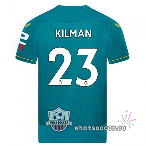 Wolves (KILMAN 23) Away Soccer Jerseys Blue 2022-2023