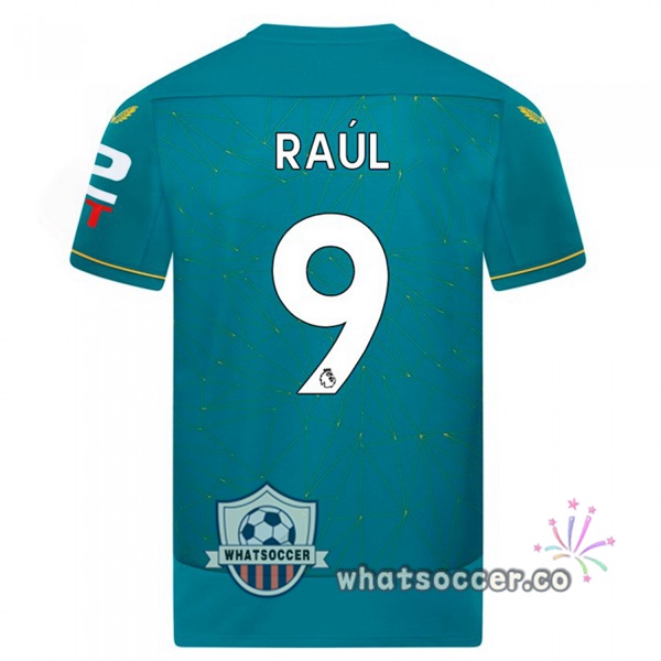 Wolves (RAUL 9) Away Soccer Jerseys Blue 2022-2023