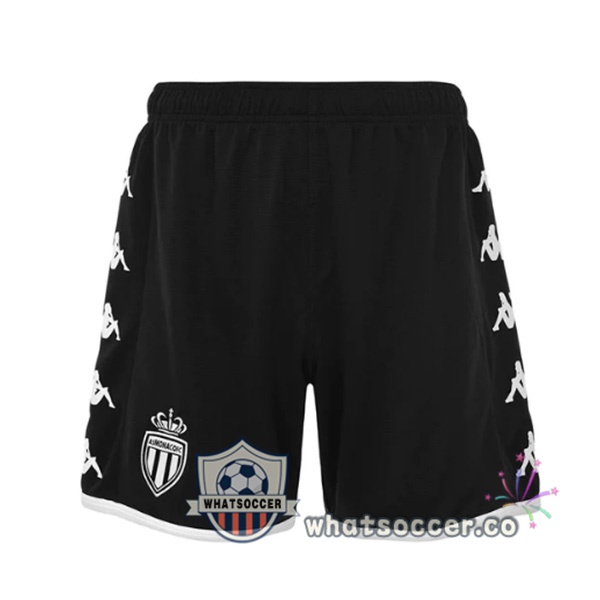 AS Monaco Away Soccer Jerseys Black 2022-2023