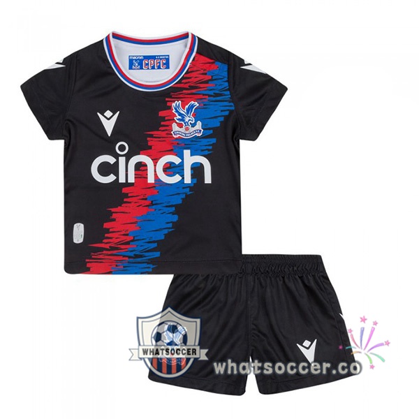 Crystal Palace Kids Home Soccer Jerseys Black 2022-2023