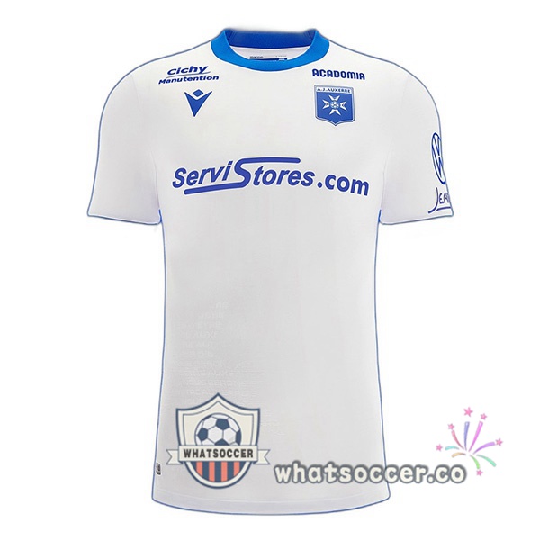 AJ Auxerre Home Soccer Jerseys White 2022-2023