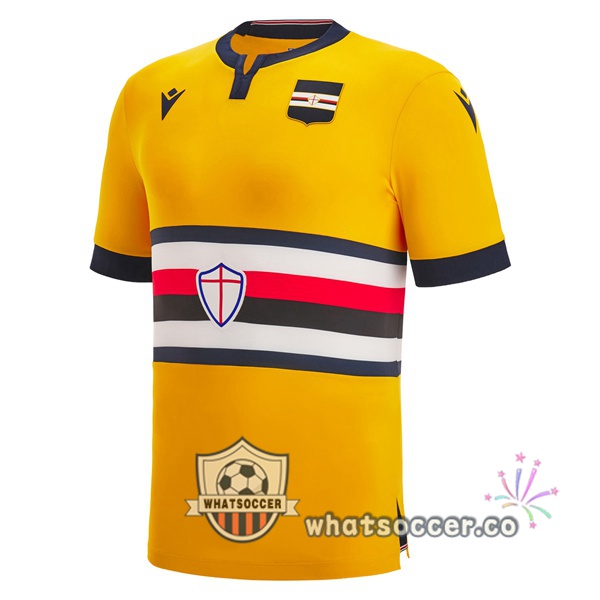 UC Sampdoria Third Soccer Jerseys Yellow 2022-2023
