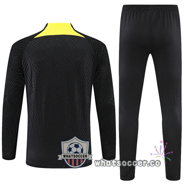Paris PSG Black Tracksuit 2022-2023