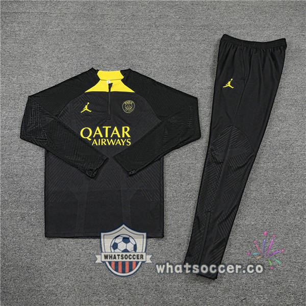 Paris PSG Black Tracksuit 2022-2023