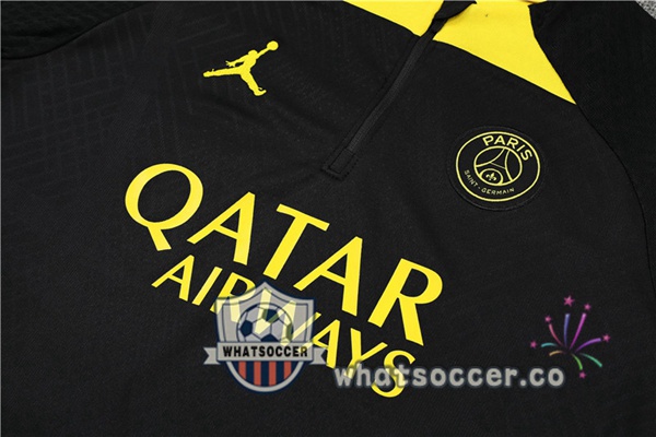 Paris PSG Black Tracksuit 2022-2023
