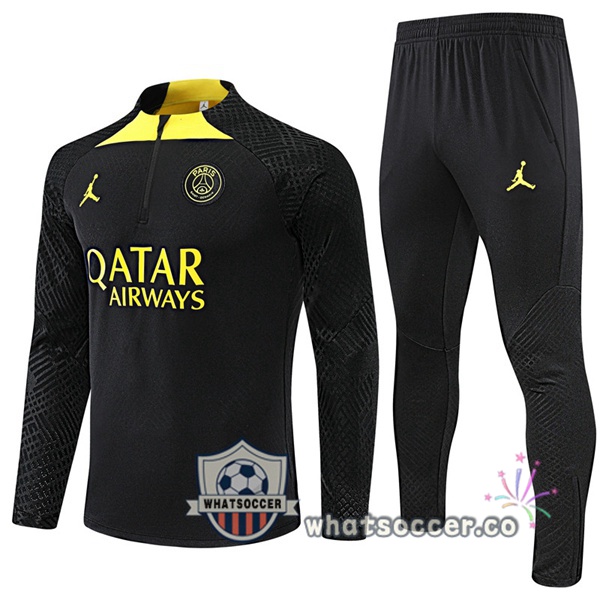 Paris PSG Black Tracksuit 2022-2023