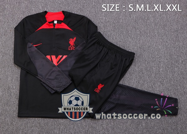 FC Liverpool Black Tracksuit 2022-2023