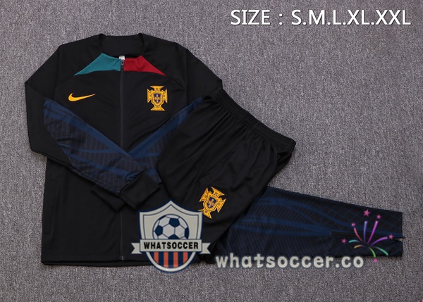 Portugal Black Jacket 2022-2023