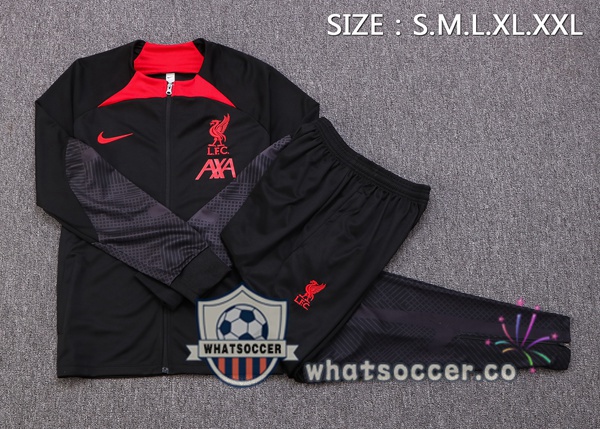 FC Liverpool Black Jacket 2022-2023