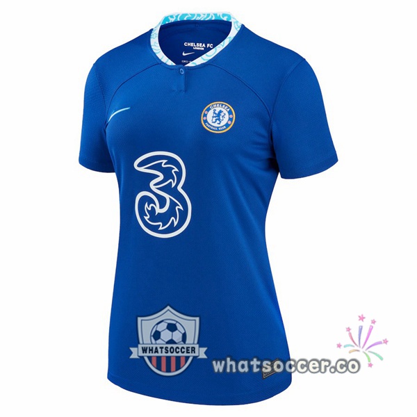 FC Chelsea Women Home Soccer Jerseys Blue 2022-2023
