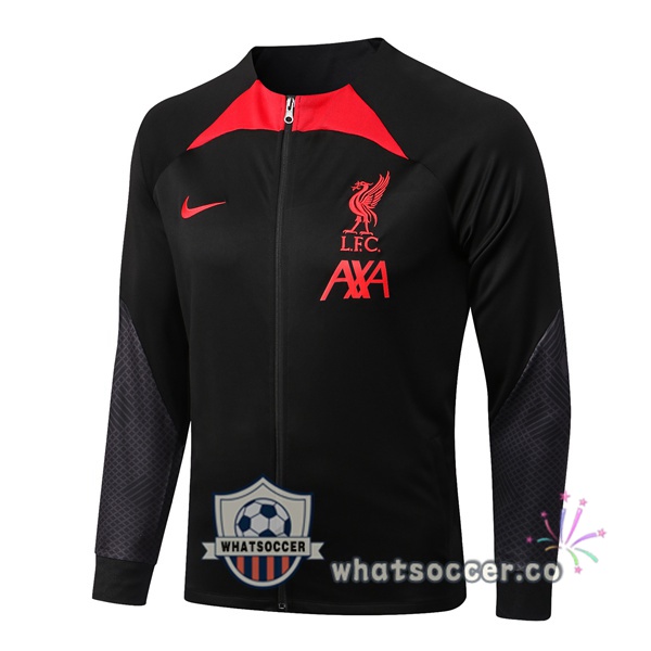 FC Liverpool Black Soccer Jacket 2022-2023