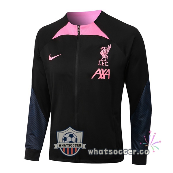 FC Liverpool Black Soccer Jacket 2022-2023