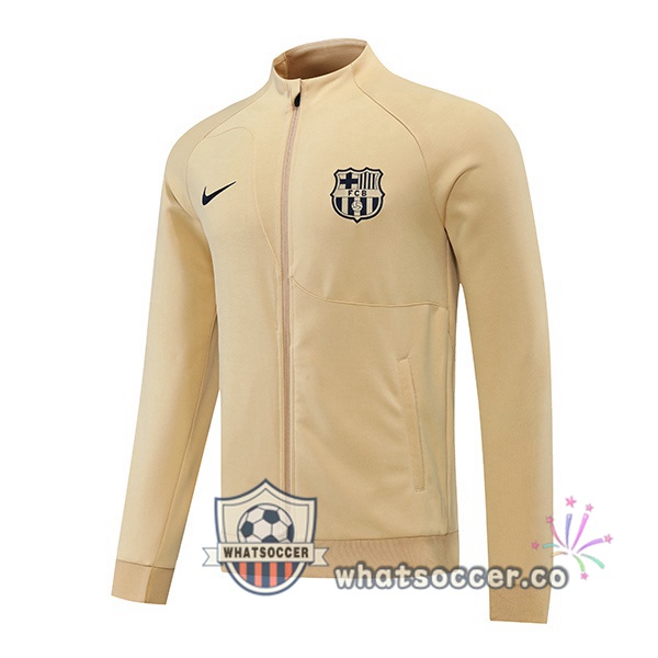 FC Barcelona Yellow Soccer Jacket 2022-2023