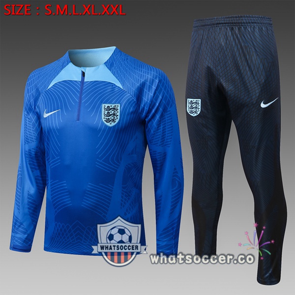 England Kids Blue Tracksuit 2022-2023