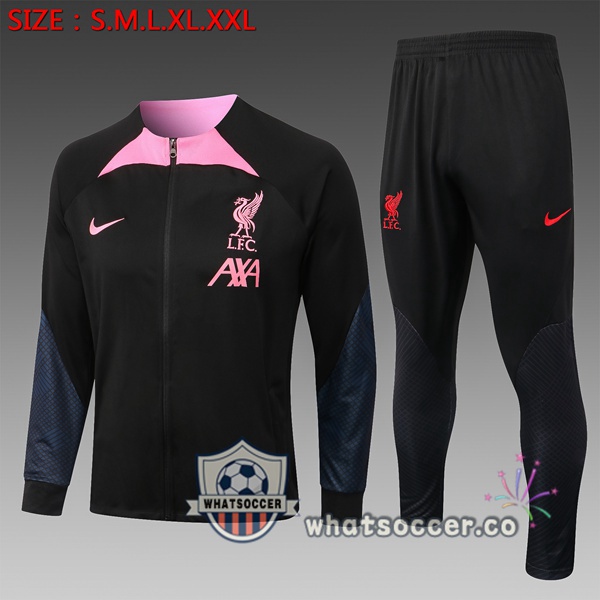 FC Liverpool Kids Black Training Jacket 2022-2023
