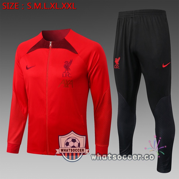 FC Liverpool Kids Red Training Jacket 2022-2023