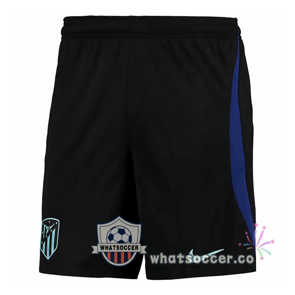 Atletico Madrid Away Soccer Shorts Black 2022-2023