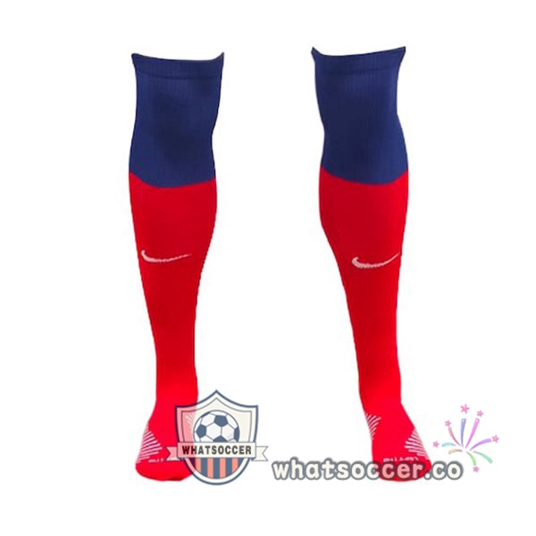 Atletico Madrid Home Soccer Socks Red 2022-2023