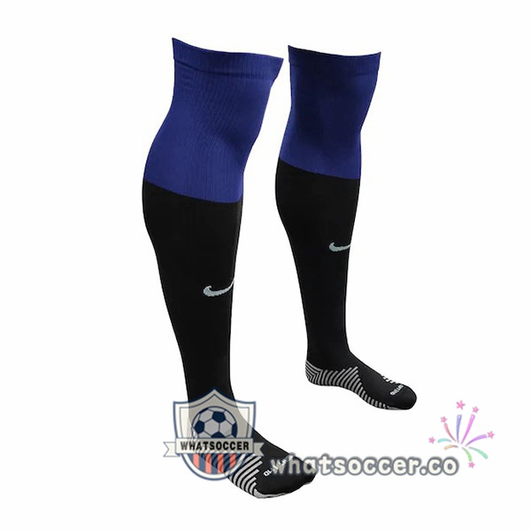 Atletico Madrid Away Soccer Socks Black 2022-2023