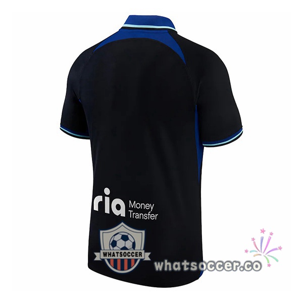 Atletico Madrid Away Soccer Jerseys Black 2022-2023