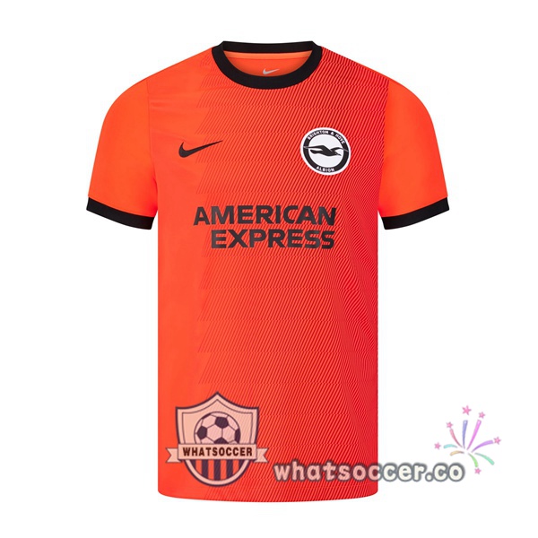 FC Brighton Away Soccer Jerseys Orange 2022-2023