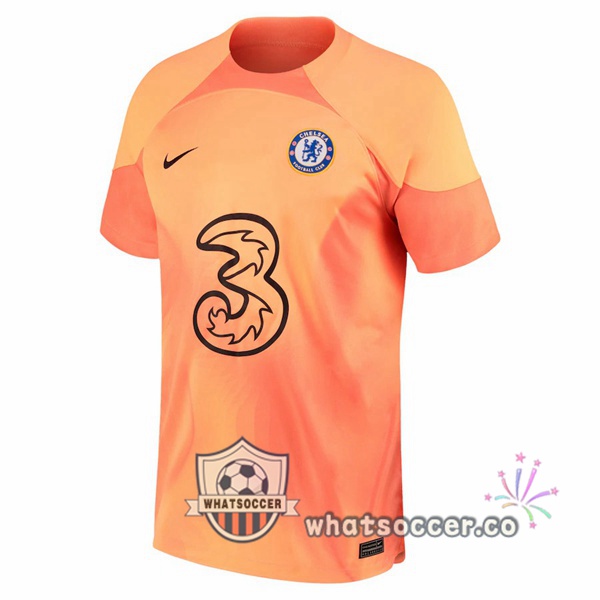 FC Chelsea goalkeeper Soccer Jerseys Orange 2022-2023
