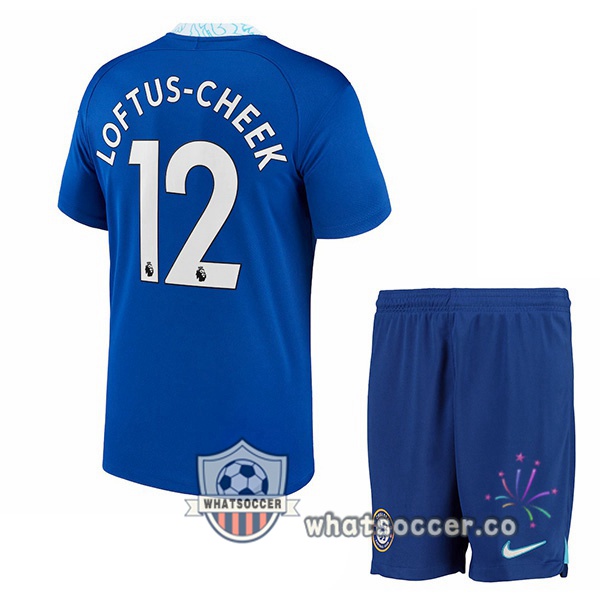FC Chelsea (Loftus-Cheek 12) Kids Home Soccer Jerseys Blue 2022-2023