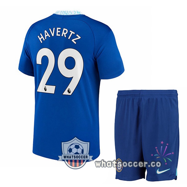 FC Chelsea (HaGreenz 29) Kids Home Soccer Jerseys Blue 2022-2023