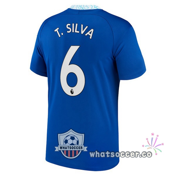 FC Chelsea (T. Silva 6) Home Soccer Jerseys Blue 2022-2023