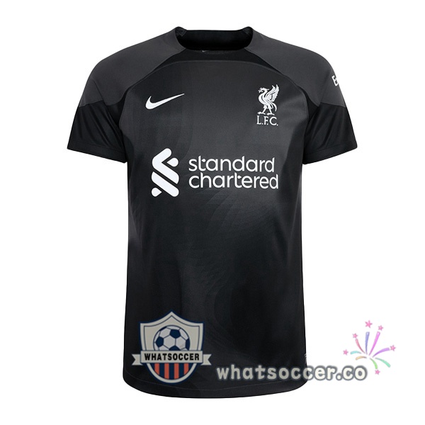 FC Liverpool goalkeeper Soccer Jerseys Black 2022-2023