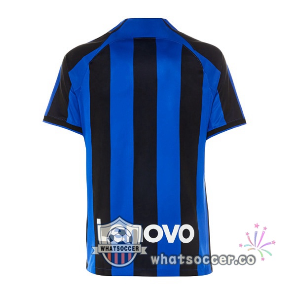 Inter Milan Home Soccer Jerseys Black Blue 2022-2023
