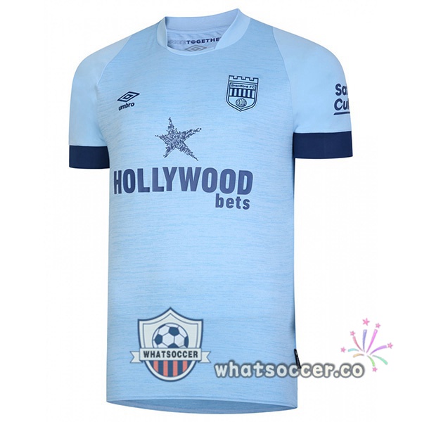 Brentford FC Away Soccer Jerseys Blue 2022-2023