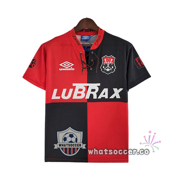 Flamengo Retro 100th Anniversary Edition Soccer Jerseys Red Black 1994