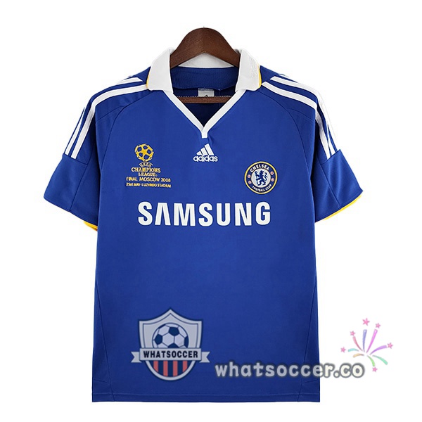 FC Chelsea Retro Home Soccer Jerseys Blue 2008-2009